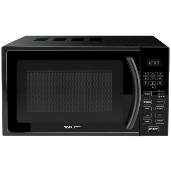 Scarlett SC-MW9020S08D, 700W, 20L, Microwave Oven, Black