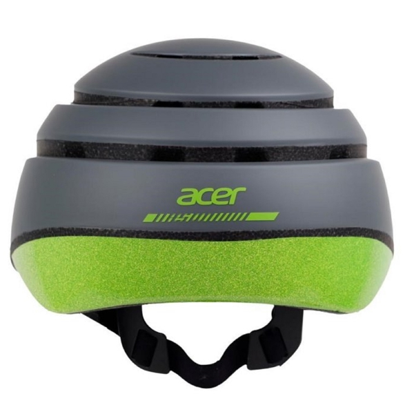 ჩაფხუტი Acer GP.BAG11.05A, M, Foldable Helmet, Gray/Green