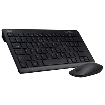 კლავიატურა + მაუსი Acer GP.ACC11.02I Vero AAK125, Wireless, USB, Keyboard And Mouse, Black