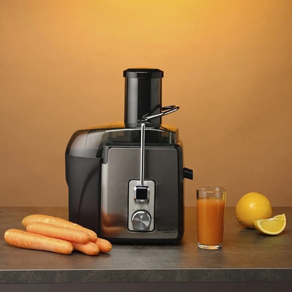 Scarlett SC-JE50S28, 1200W, 600ML, Juicer, Black