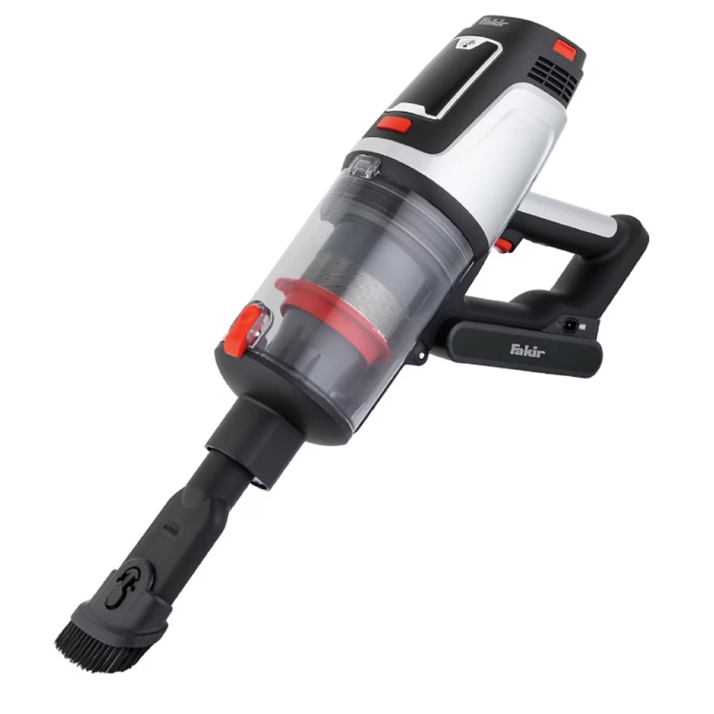Fakir BOLT X 8365, 550W, 0.6L, Vacuum Cleaner, Red/Silver