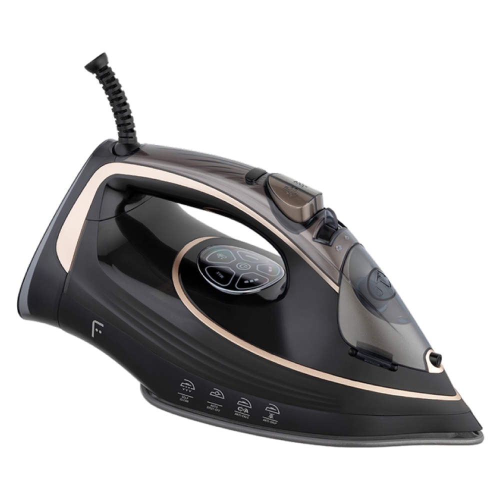ორთქლის უთო Fakir ONYX, 3200W, 0.4L, Steam Iron, Black