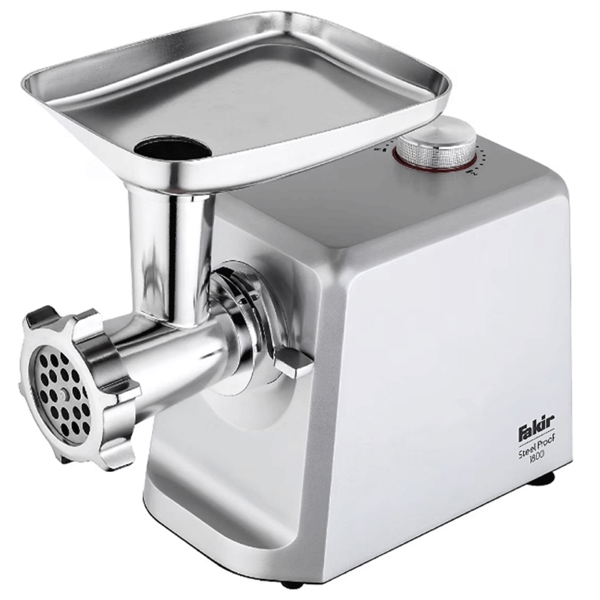 ხორცსაკეპი Fakir 8682511903937, 1800W, Meat Grinder, Silver