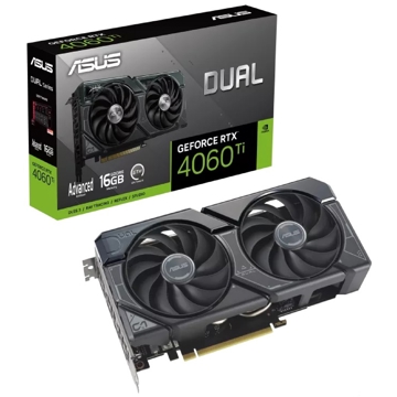 Asus 90YV0JH7-M0NA00, Gaming RTX4060TI, 16GB, 128bit, HDMI, DP, Black