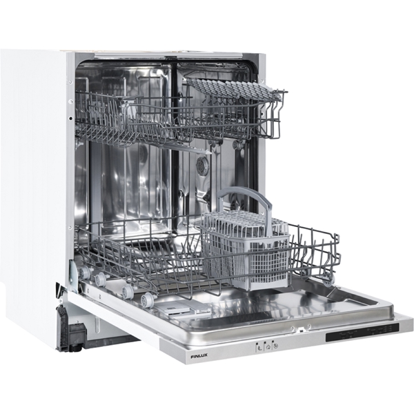 Finlux FD-I12B60B120, E, 49dB, Built-in Dishwasher, White