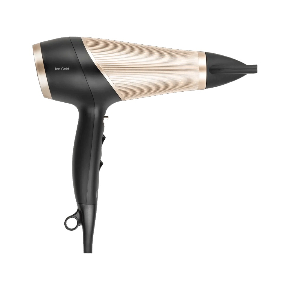 Fakir 8682511904255, 1200W, Hair Dryer, Black/Gold