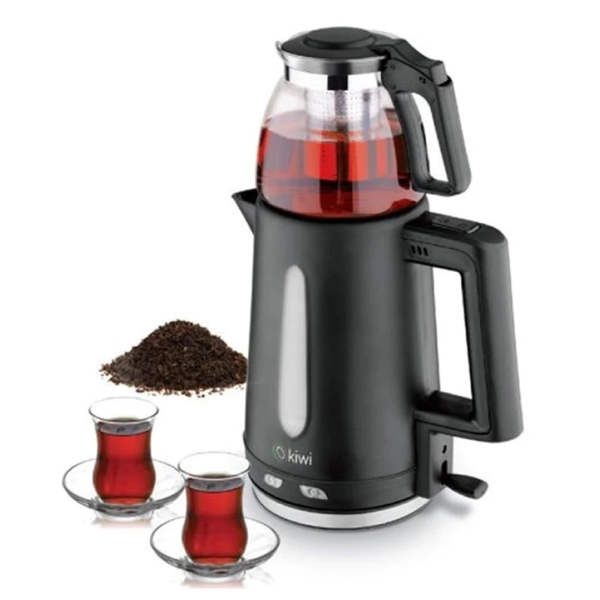 ჩაის აპარატი Kiwi KTM 2907, 2200W, 1.8L, Tea Maker, Black