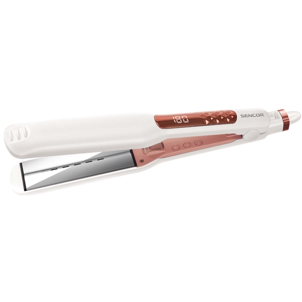 Sencor 4500GD SHI, 60W, Hair Straightener, White/Pink