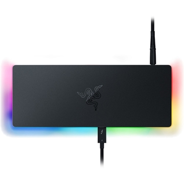 USB ჰაბი Razer RC21-01690100-R3G1 Thunderbolt 4 Dock Chroma, USB-C, USB 3.2, LAN, SD Reader, 3.5mm, USB-C Hub, Black