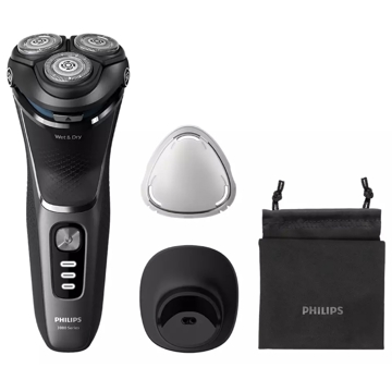 წვერსაპარსი Philips S3343/13, Electric Shaver, Black