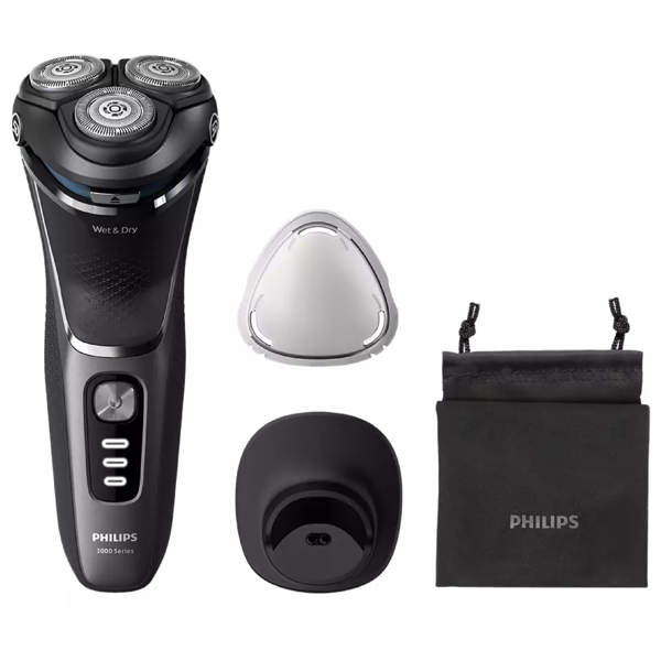 წვერსაპარსი Philips S3343/13, Electric Shaver, Black