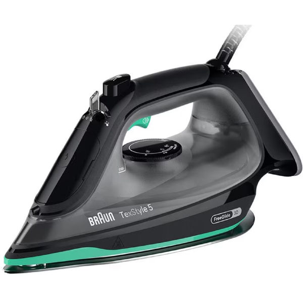 Braun SI5277GR, 2600W, 300ML, Steam Iron, Black