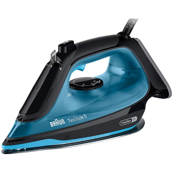 ორთქლის უთო Braun SI 5256BL, 2600W, 300ML, Steam Iron, Black/Blue