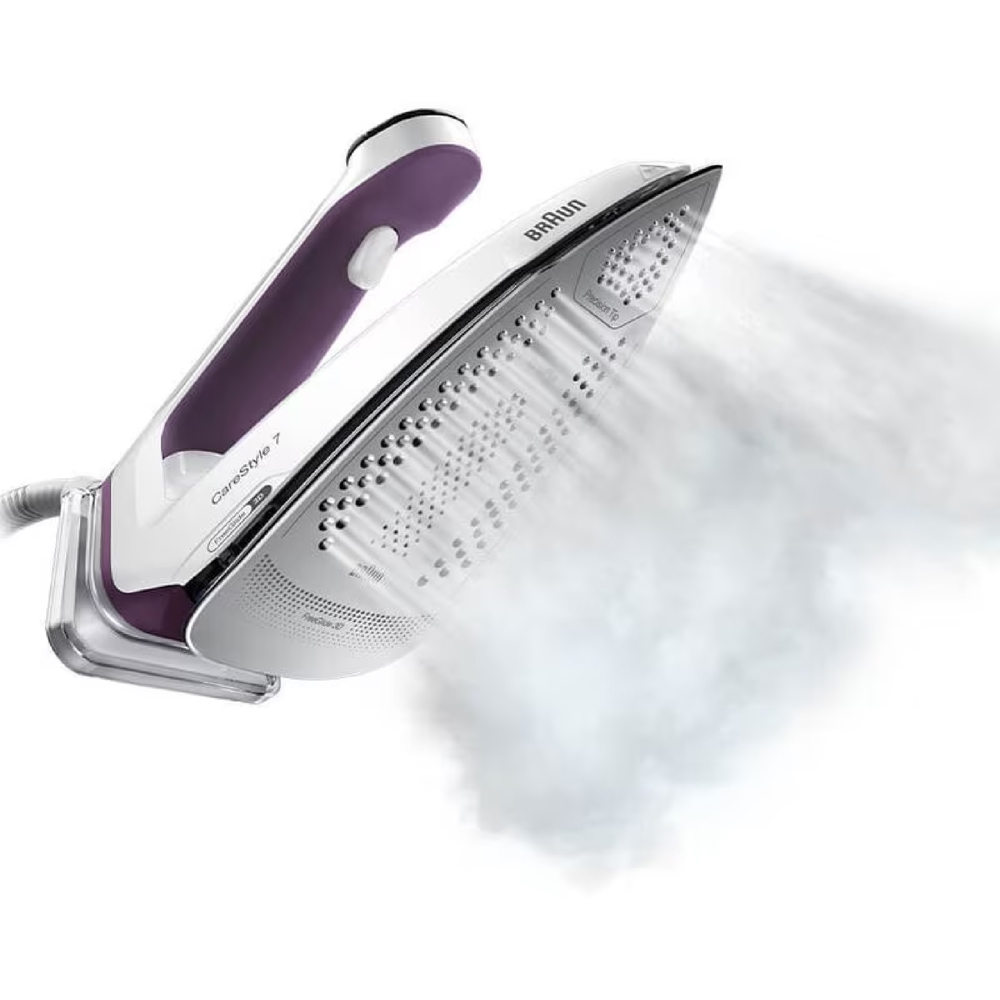 Braun IS7266VI SS, 2700W, 2L, Steam Iron, Grey/Purple