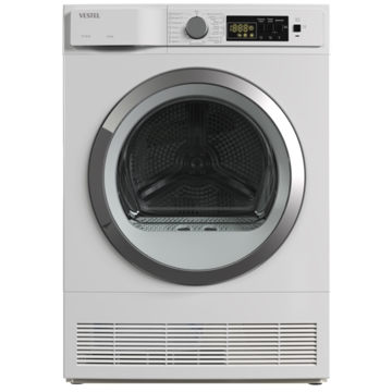 სარეცხის საშრობი მანქანა Vestel TDT1R8100, 8Kg, B, Washing Dryer, white/grey