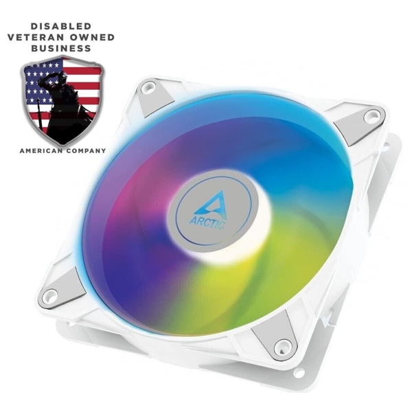 Arctic ACFAN00254A, A-RGB, 120mm, 2000RPM, Cooler, White