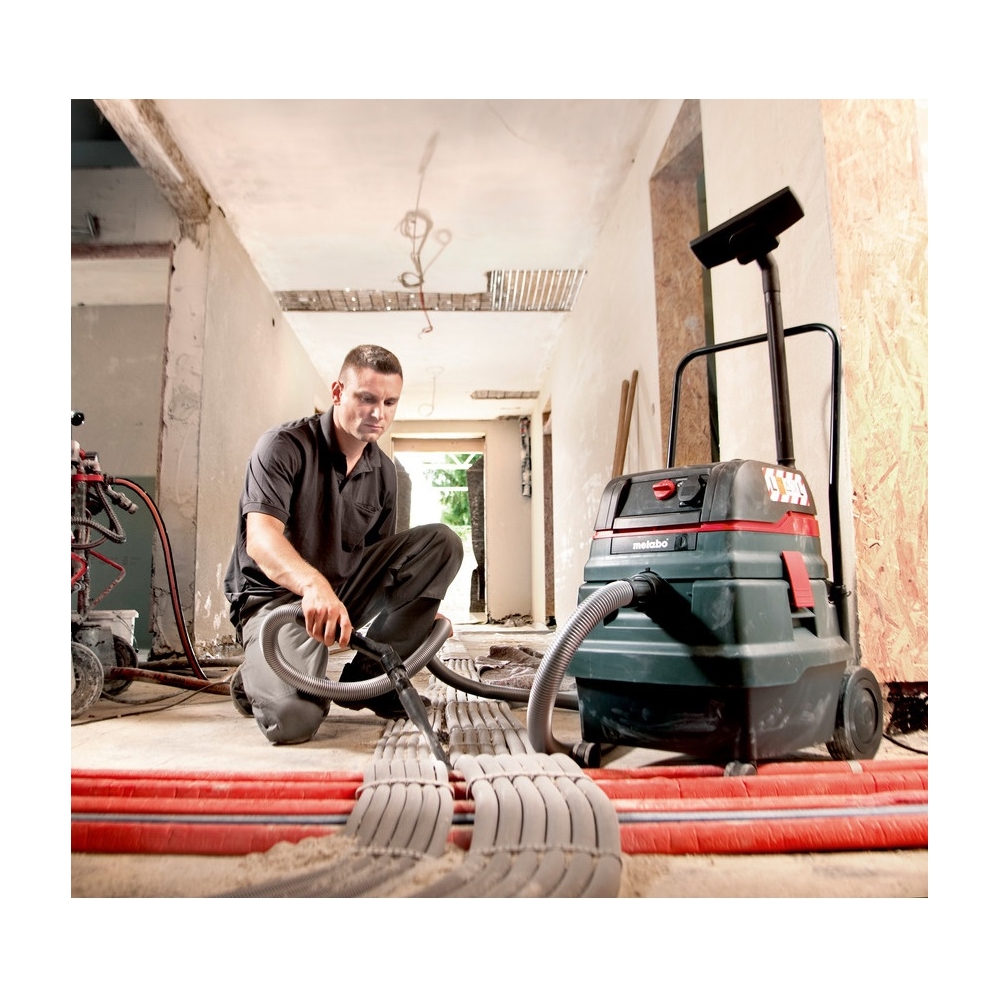 მტვერსასრუტი Metabo 602034000 ASR 50 L SC, 1400W, 50L, Vacuum Cleaner, Green/Black