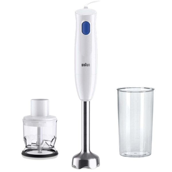 ხელის ბლენდერი Braun MQ10.201MWH, 450W, 350ML, Blender, White