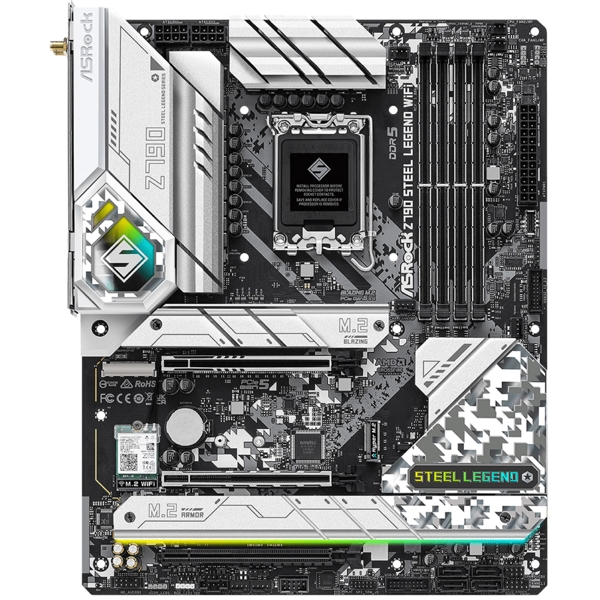 ASRock Z790_STEEL_LEGEND_WIFI, LGA1700, DDR5 DIMM, 192GB