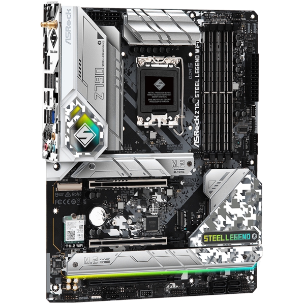 ASRock Z790_STEEL_LEGEND_WIFI, LGA1700, DDR5 DIMM, 192GB