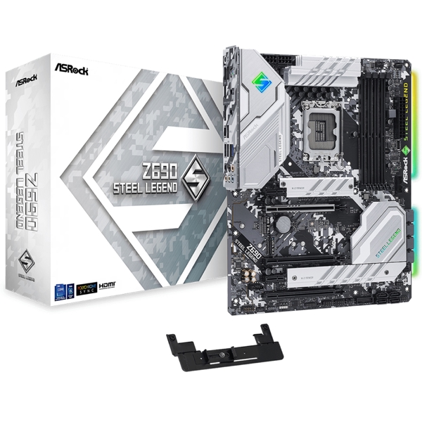 დედა დაფა ASRock Z690_STEEL_LEGEND, LGA1700, DDR4 DIMM, 128GB