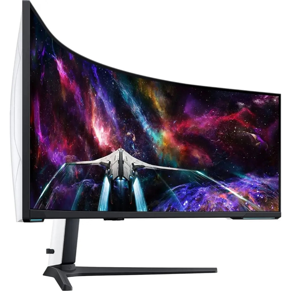 Samsung LS57CG952NIXCI Odyssey Neo G9, 57", Curved Monitor, 8K UltraWide, VA, HDMI, USB, 3.5mm, DP, Black/Silver