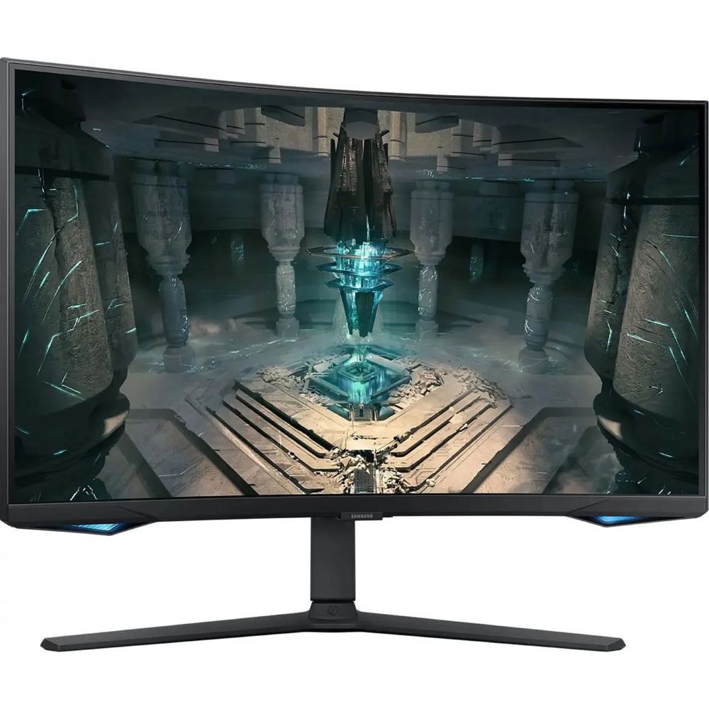 მონიტორი Samsung LS32BG650EIXCI Odyssey G6, 32", Curved Monitor, QHD, VA, HDMI, USB, LAN, DP, Black