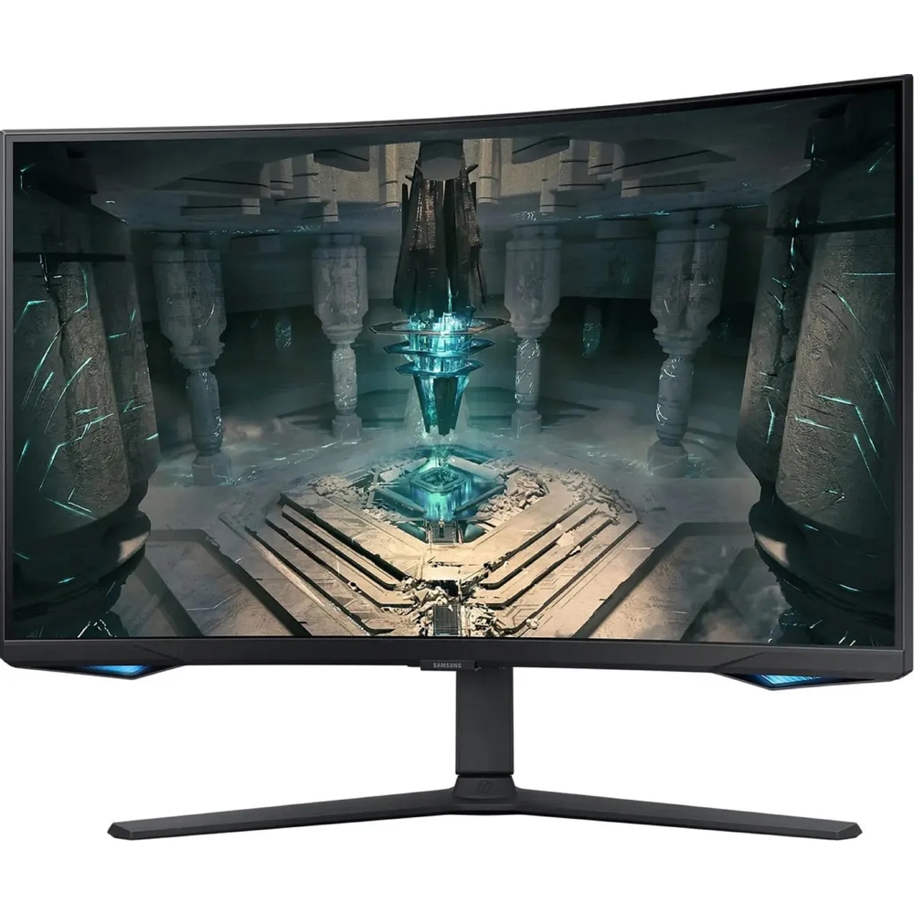 მონიტორი Samsung LS32BG650EIXCI Odyssey G6, 32", Curved Monitor, QHD, VA, HDMI, USB, LAN, DP, Black