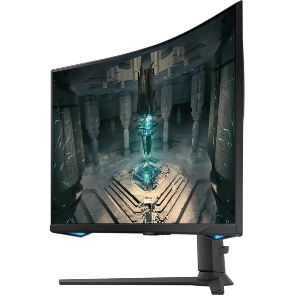 მონიტორი Samsung LS32BG650EIXCI Odyssey G6, 32", Curved Monitor, QHD, VA, HDMI, USB, LAN, DP, Black