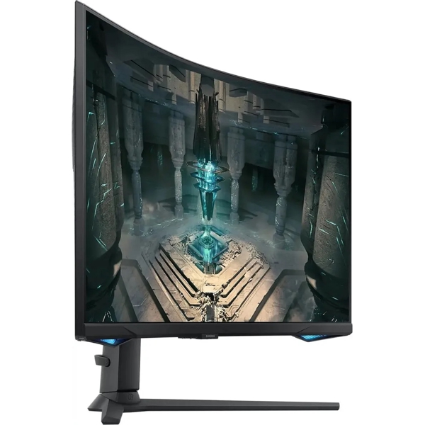 მონიტორი Samsung LS32BG650EIXCI Odyssey G6, 32", Curved Monitor, QHD, VA, HDMI, USB, LAN, DP, Black