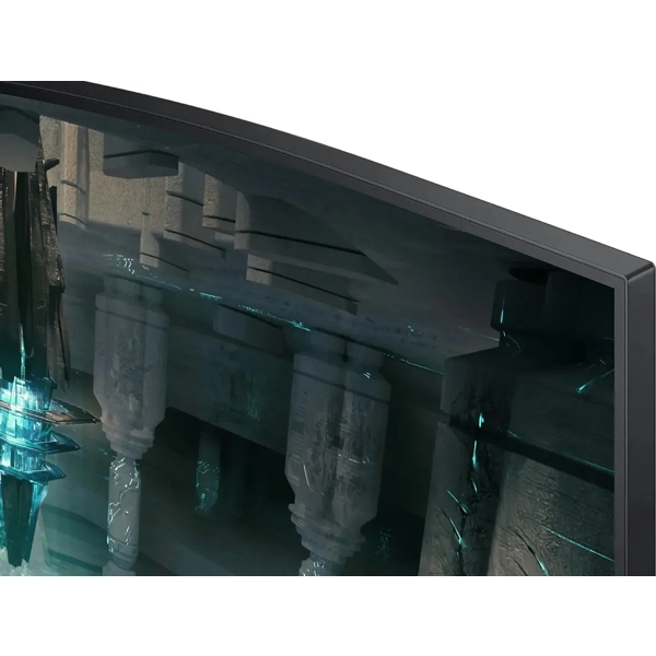 მონიტორი Samsung LS32BG650EIXCI Odyssey G6, 32", Curved Monitor, QHD, VA, HDMI, USB, LAN, DP, Black