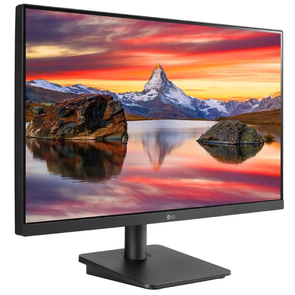 LG 24MP400-B.AMAQ, 23.8", Monitor, FHD, IPS, HDMI, VGA, Black