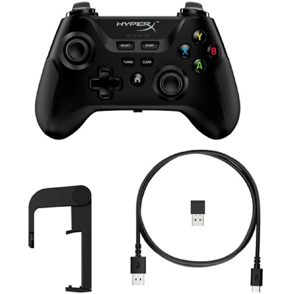 ჯოისტიკი HyperX 516L8AA Clutch, Gaming Controller, Wireless, Bluetooth, USB-C, Black