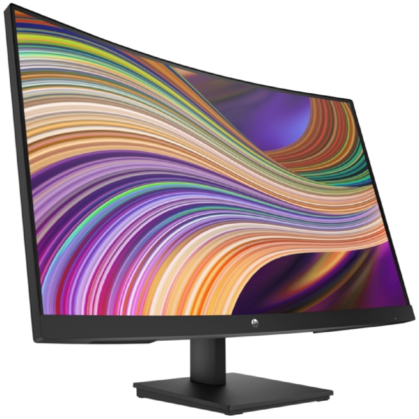 მონიტორი HP 65P60E9 V27c G5, 27", Curved Monitor, FHD, VA, HDMI, DP, Black