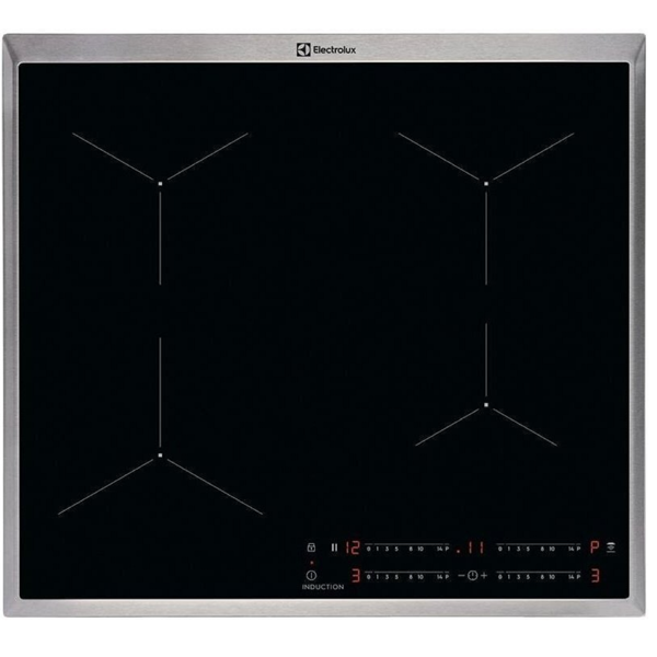 ჩასაშენებელი ქურის ზედაპირი Electrolux EIT60443X, Built-in, Black