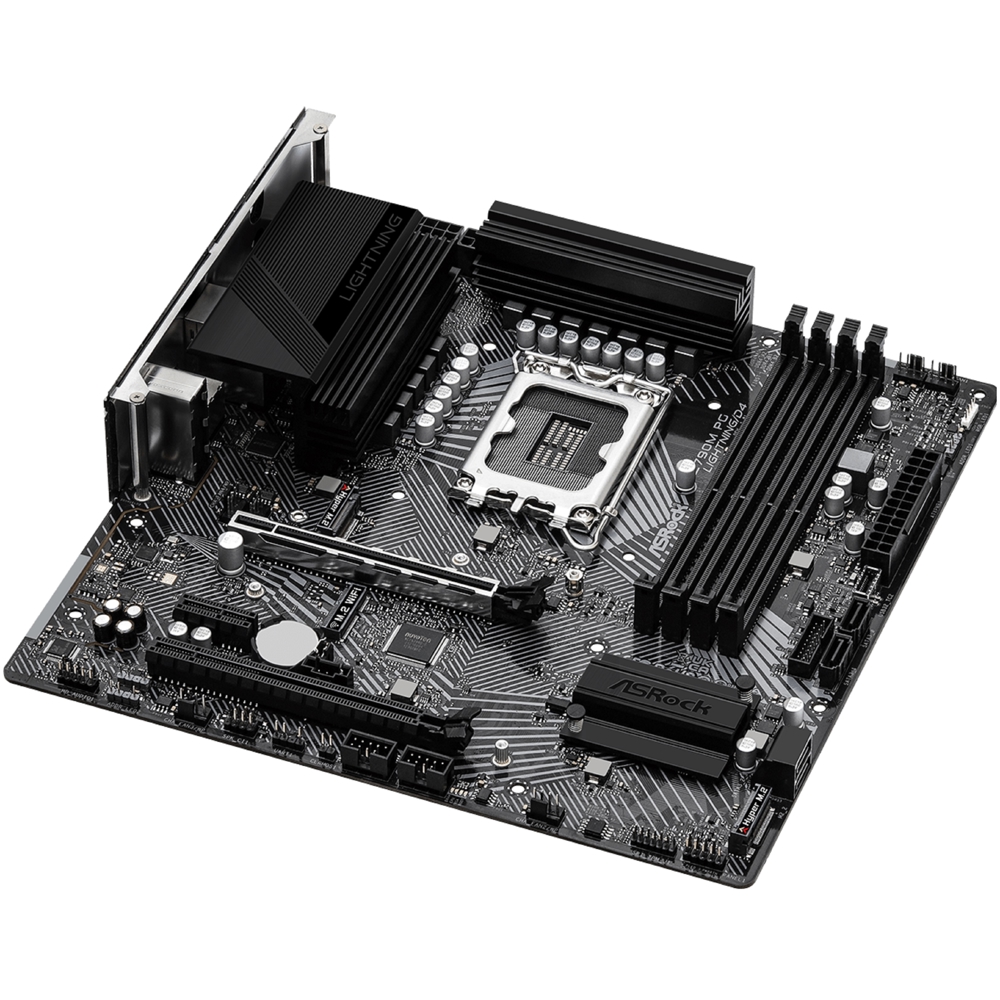 ASRock Z790M_PG_LIGHTNING/D4, LGA1700, DDR4 DIMM, 128GB