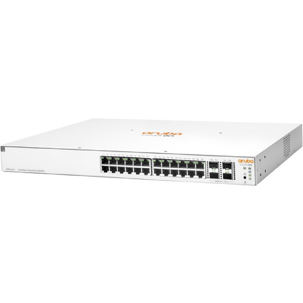 Aruba JL683B Instant On 1930, 24-Port Gigabit, PoE+ Switch, White