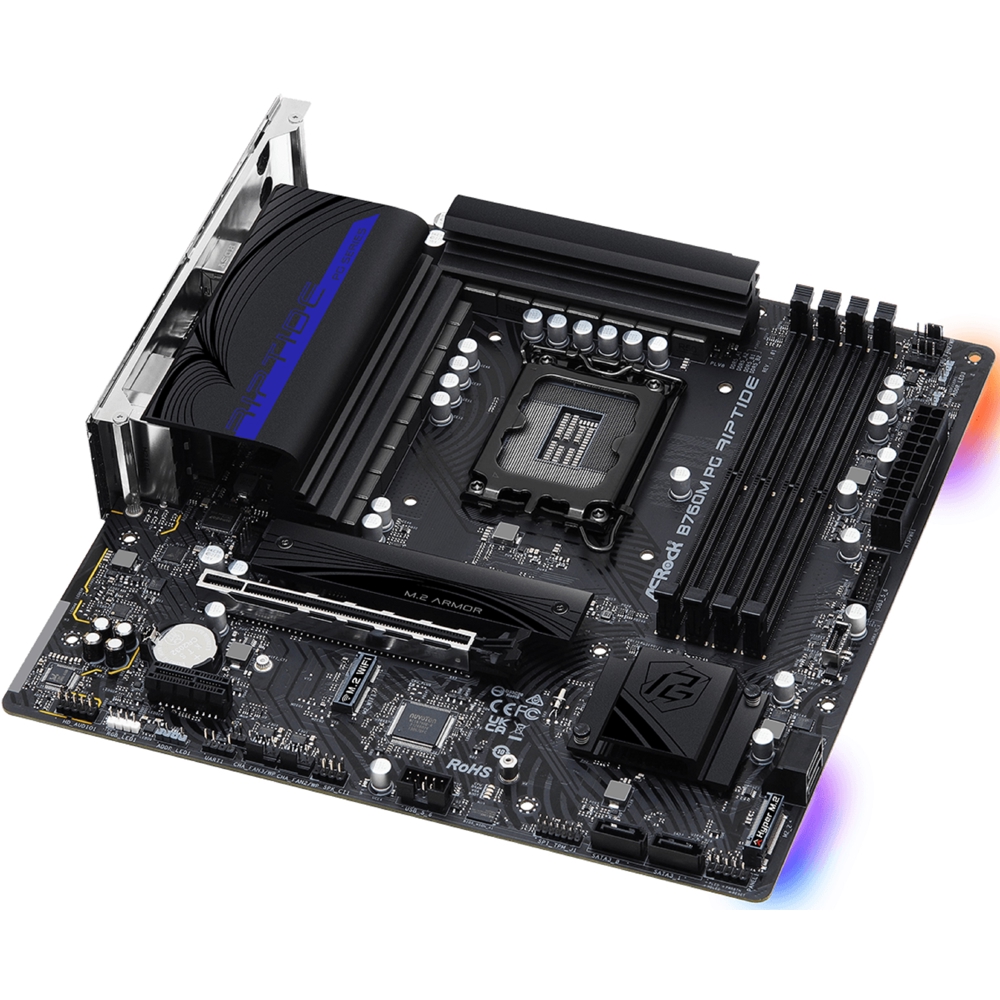 დედა დაფა ASRock B760M_PG_RIPTIDE, LGA1700, DDR5 DIMM, 192GB