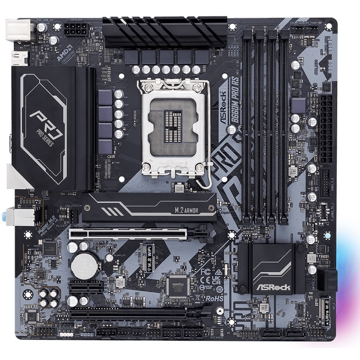 დედა დაფა ASRock B660M_PRO_RS, LGA1700, DDR4, DIMM, 128GB