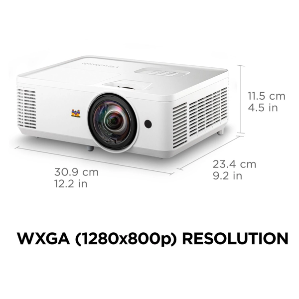 ViewSonic PS502W, DLP Projector, WXGA 1280X800, 4000lm, White