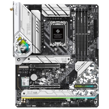 დედა დაფა ASRock Z790 STEEL LEGEND WIFI, LGA 1700, DDR5, DIMM, 128GB