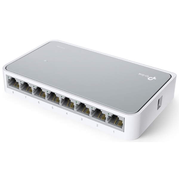 TP-Link TL-SF1008D, 8-Port, Switch, White