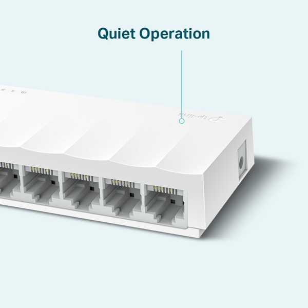 TP-Link LS1008, 8-Port, Switch, White