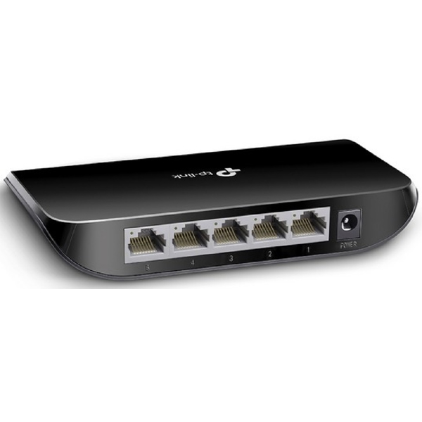 TP-link TL-SG1005D, 5-Port Gigabit, Switch, Black