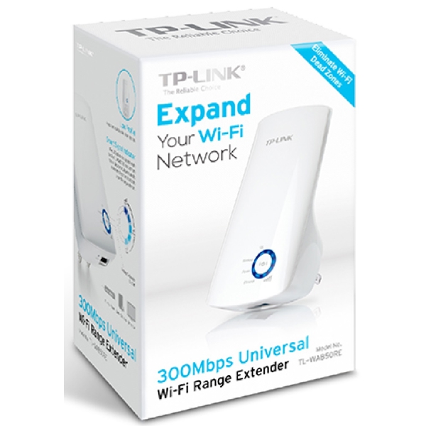 Wi-Fi სიგნალის გამაძლიერებელი Tp-Link TL-WA850RE, Wi-Fi Range Extender, White