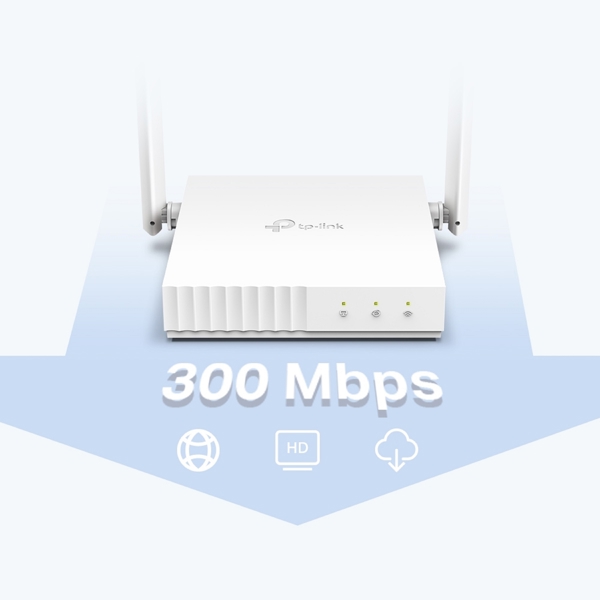 TP-Link TL-WR844N, 300Mbps, Router, White