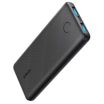 Anker A1247G11 PowerCore Slim, 10000mAh, USB, Power Bank, Black