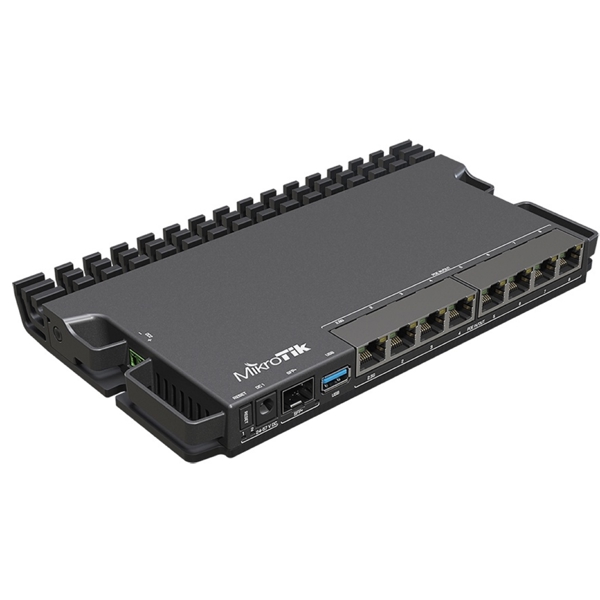 Mikrotik RB5009UPr+S+IN, Router, Black