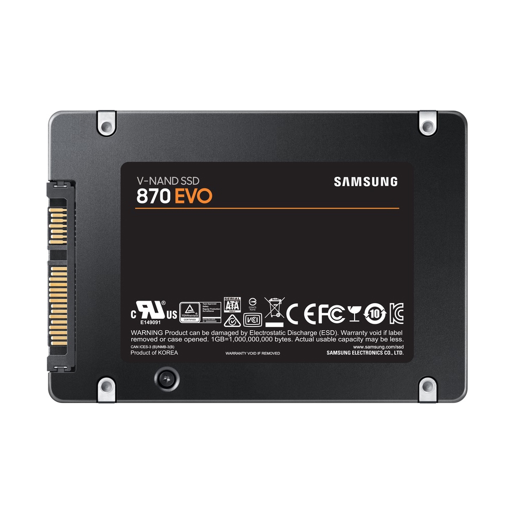 მყარი დისკი Samsung MZ-77E1T0B/EU 870 EVO, 1TB, 2.5", Internal Hard Drive