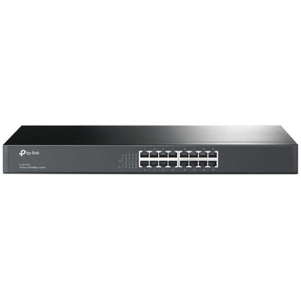 სვიჩი TP-Link TL-SF1016, 16-Port, Switch, Black